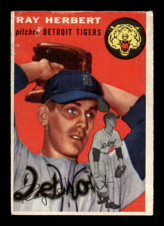 1954 Topps #190 Ray Herbert Detroit Tigers Poor 54T10007699