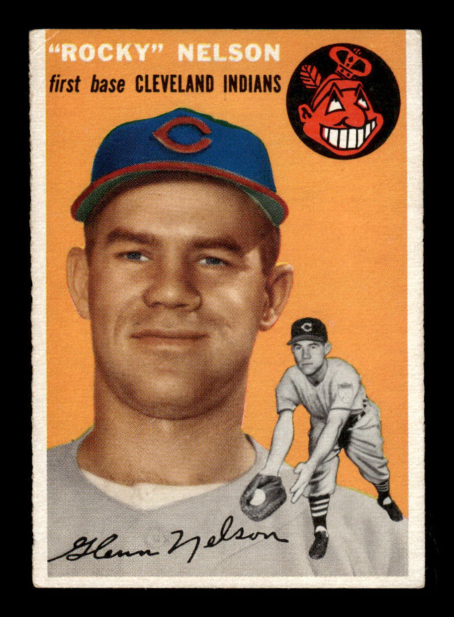 1954 Topps #199 Rocky Nelson Cleveland Indians VG 54T10007700