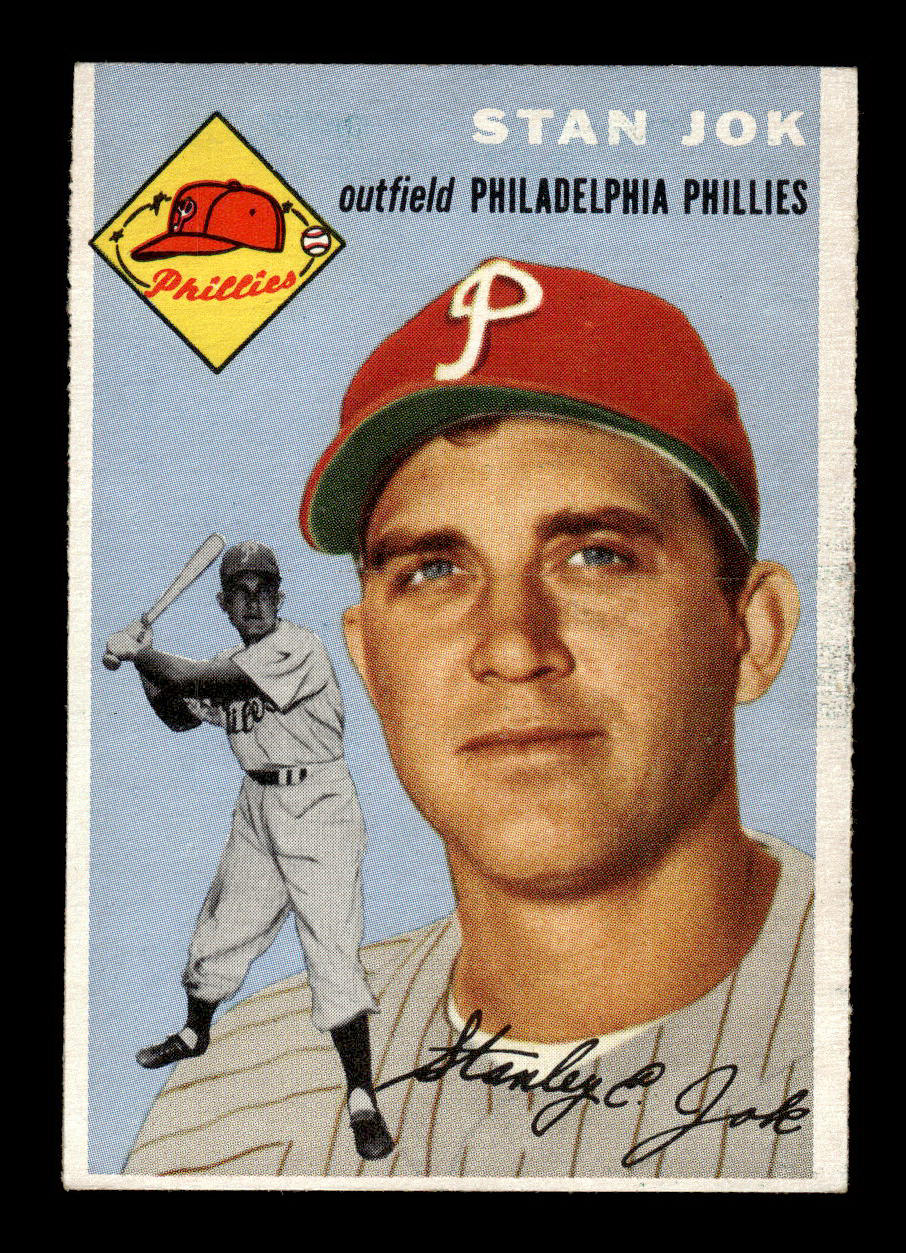 1954 Topps #196 Stan Jok Philadelphia Phillies VG 54T10007702