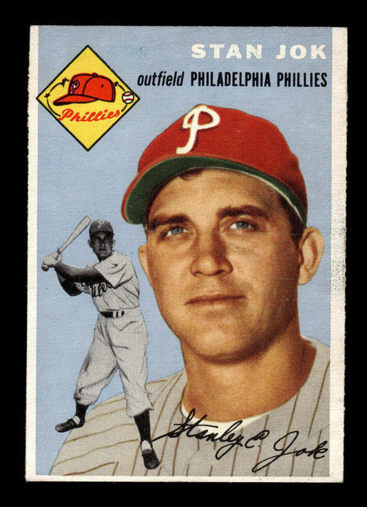1954 Topps #196 Stan Jok Philadelphia Phillies VG 54T10007702