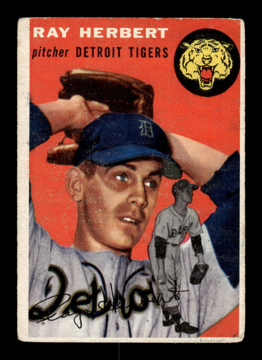 1954 Topps #190 Ray Herbert Detroit Tigers VG 54T10007707