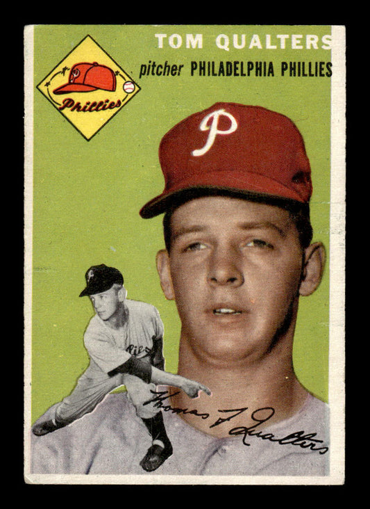 1954 Topps #174 Tom Qualters Philadelphia Phillies VG 54T10007717