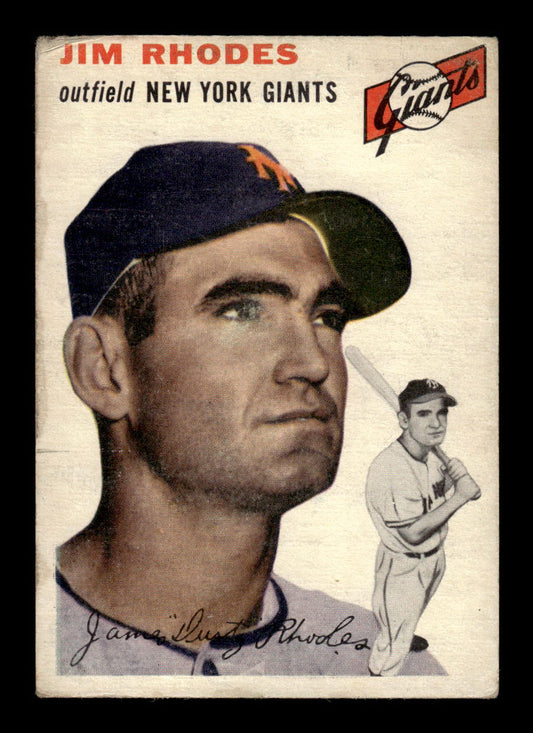 1954 Topps #170 Jim Rhodes New York Giants VG 54T10007718