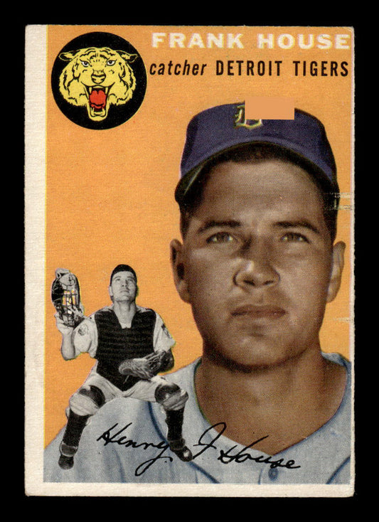 1954 Topps #163 Frank House Detroit Tigers VG 54T10007723