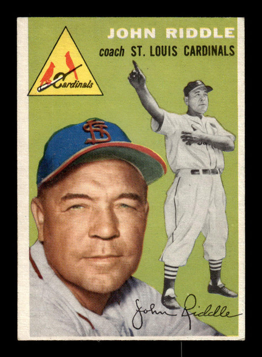 1954 Topps #147 Johnny Riddle St. Louis Cardinals VGEX 54T10007729