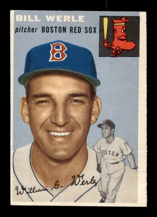 1954 Topps #144 Bill Werle Boston Red Sox VGEX 54T10007730