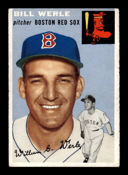 1954 Topps #144 Bill Werle Boston Red Sox VGEX 54T10007731