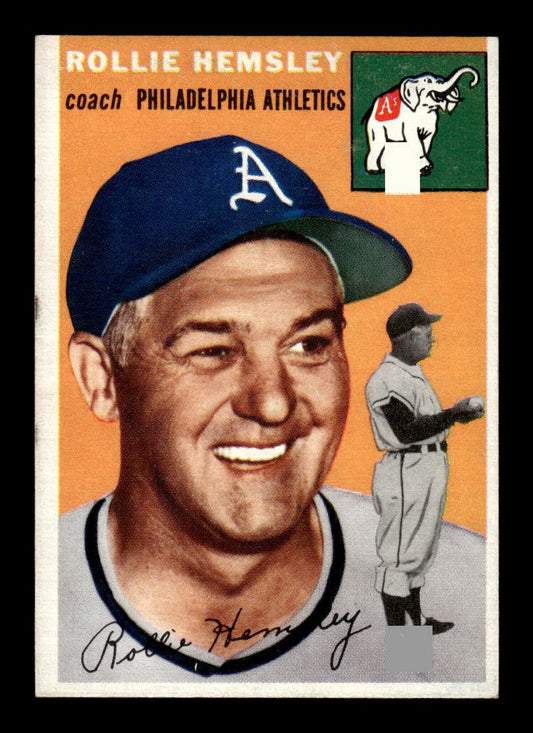 1954 Topps #143 Rollie Hemsley Philadelphia Athletics VG 54T10007733