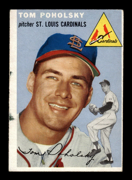 1954 Topps #142 Tom Poholsky St. Louis Cardinals VG 54T10007734