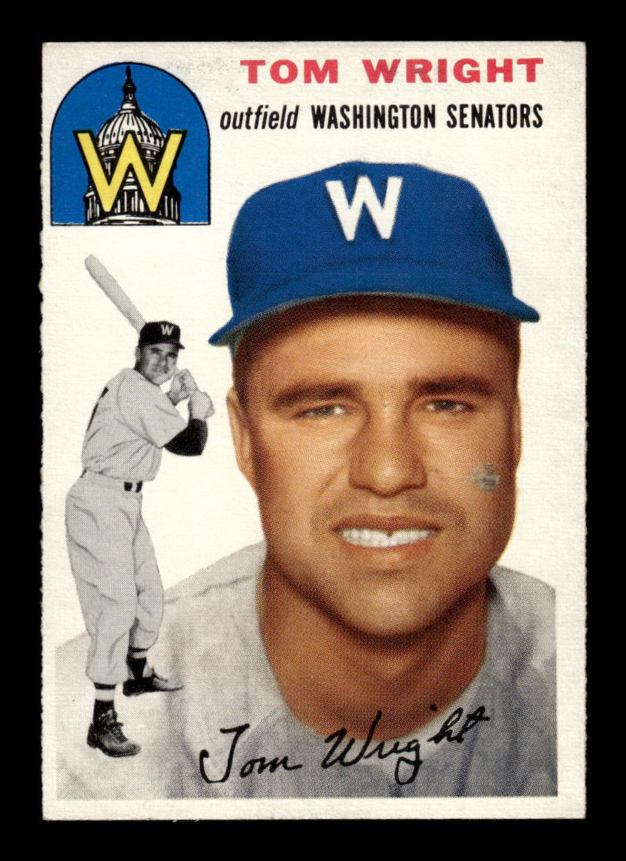 1954 Topps #140 Tom Wright Washington Senators VG 54T10007735