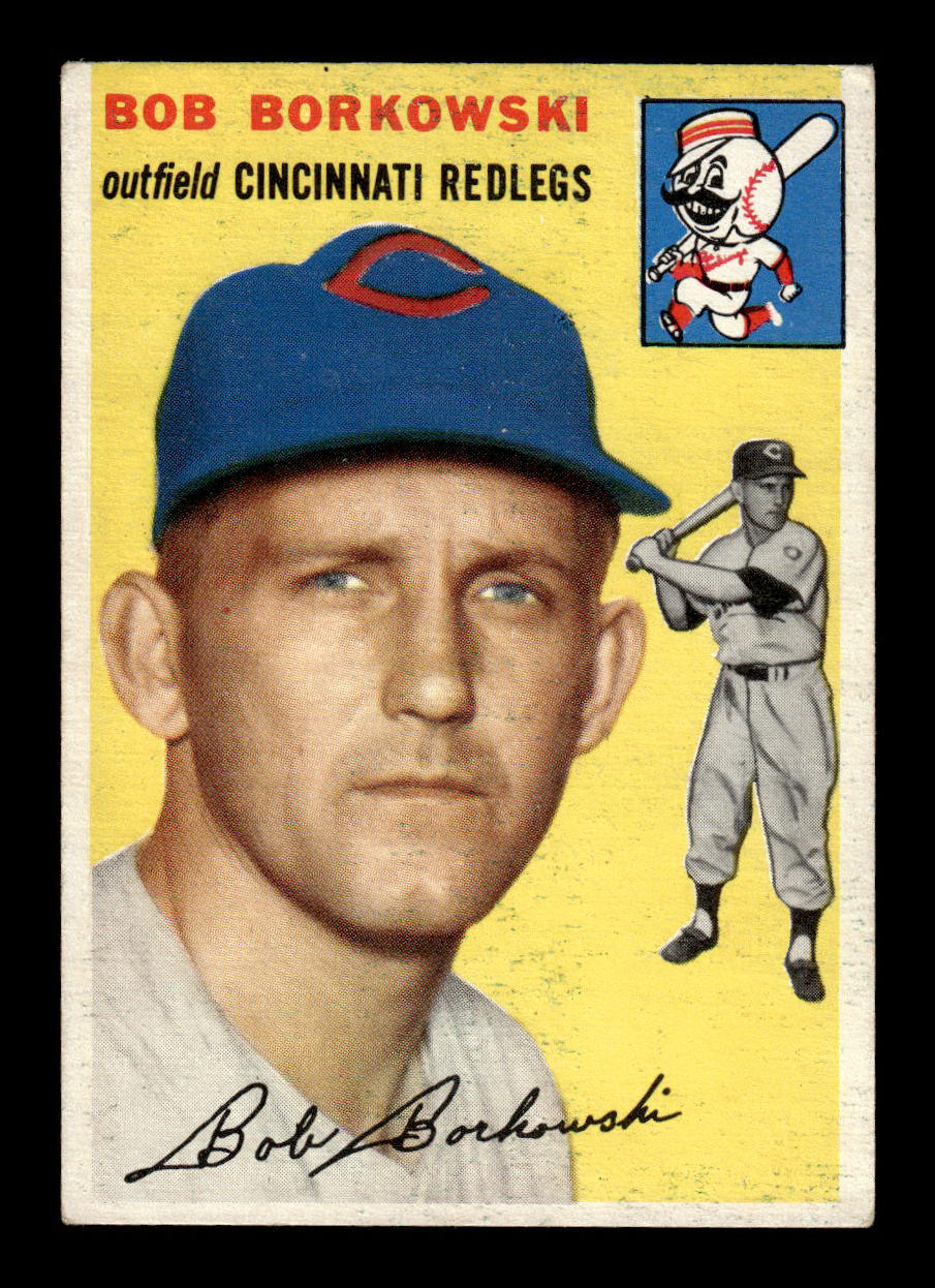 1954 Topps #138 Bob Borkowski Cincinnati Redlegs VG 54T10007736