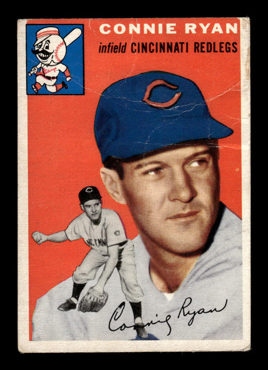 1954 Topps #136 Connie Ryan Cincinnati Redlegs Poor 54T10007737