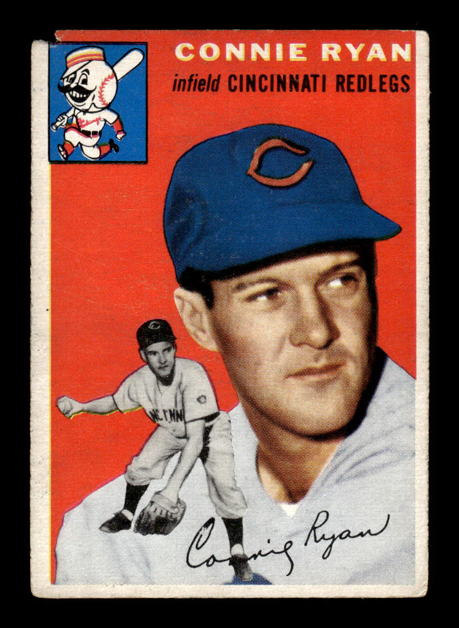 1954 Topps #136 Connie Ryan Cincinnati Redlegs VG 54T10007738