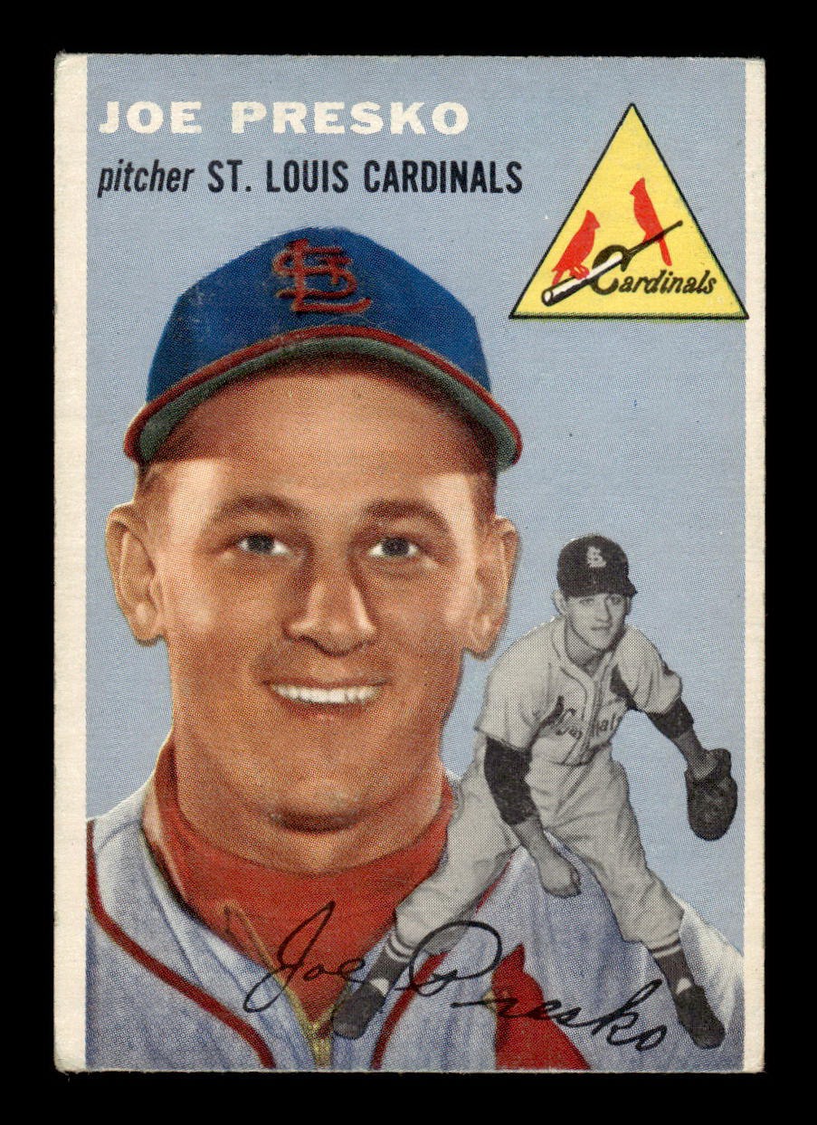 1954 Topps #135 Joe Presko St. Louis Cardinals VG 54T10007740