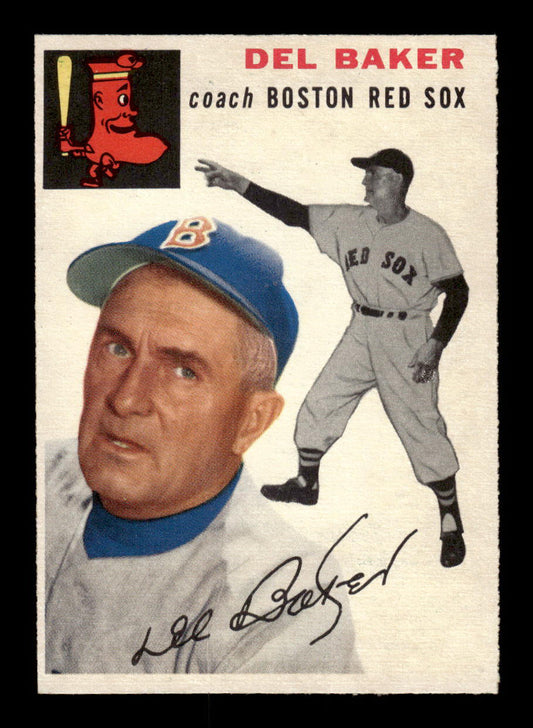1954 Topps #133 Del Baker Boston Red Sox VG 54T10007741