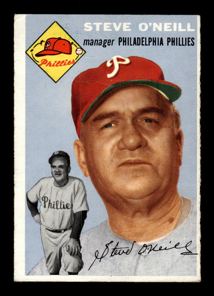 1954 Topps #127 Steve O'Neill Philadelphia Phillies VG 54T10007742