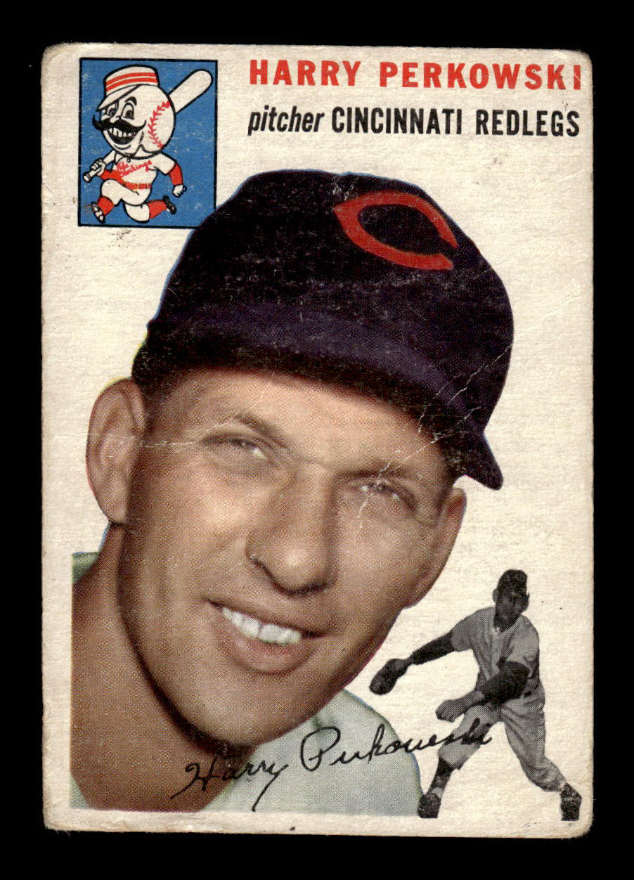 1954 Topps #125 Harry Perkowski Cincinnati Redlegs Poor 54T10007746