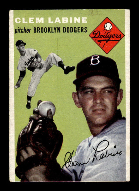 1954 Topps #121 Clem Labine Brooklyn Dodgers VG 54T10007750