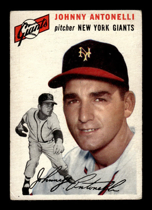 1954 Topps #119 Johnny Antonelli New York Giants VG 54T10007752