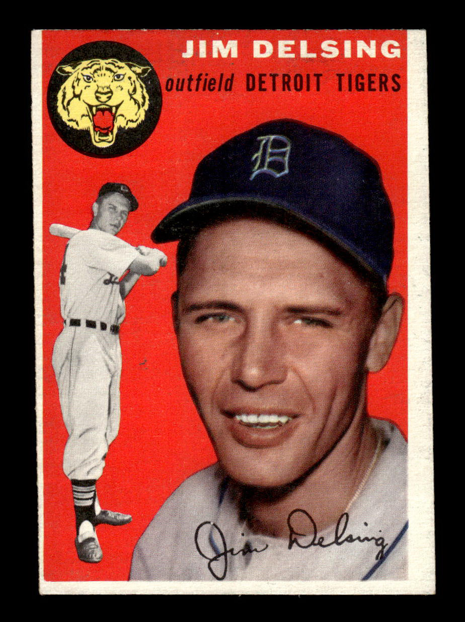 1954 Topps #111 Jim Delsing Detroit Tigers VG 54T10007761