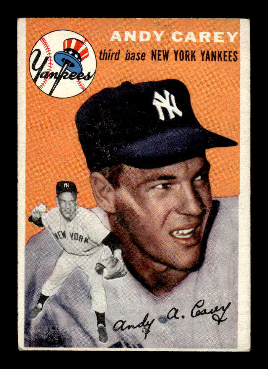 1954 Topps #105 Andy Carey New York Yankees VG 54T10007766