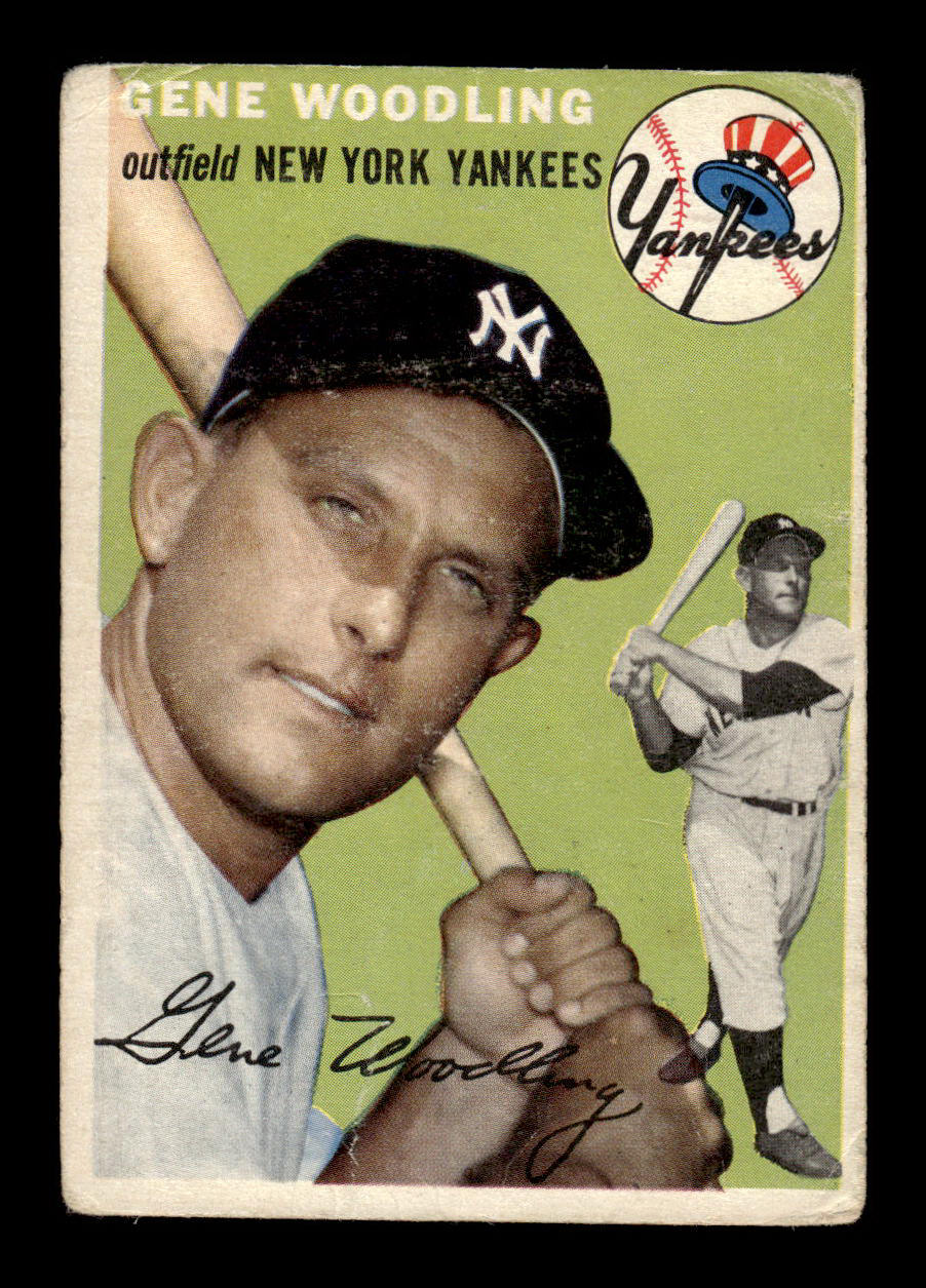 1954 Topps #101 Gene Woodling New York Yankees G/VG 54T10007771