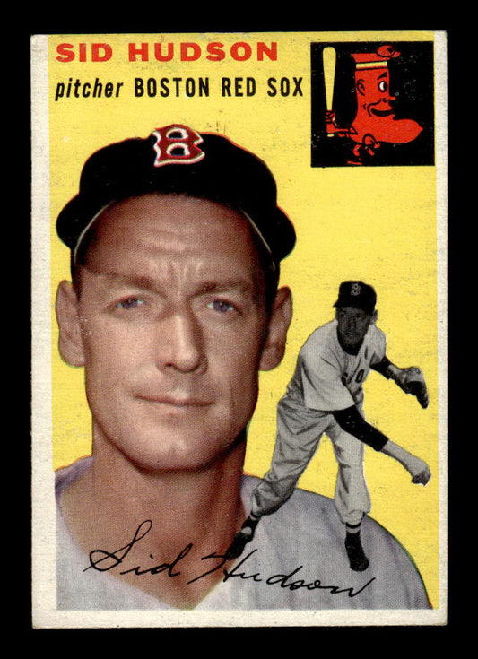 1954 Topps #93 Sid Hudson Boston Red Sox VG 54T10007780