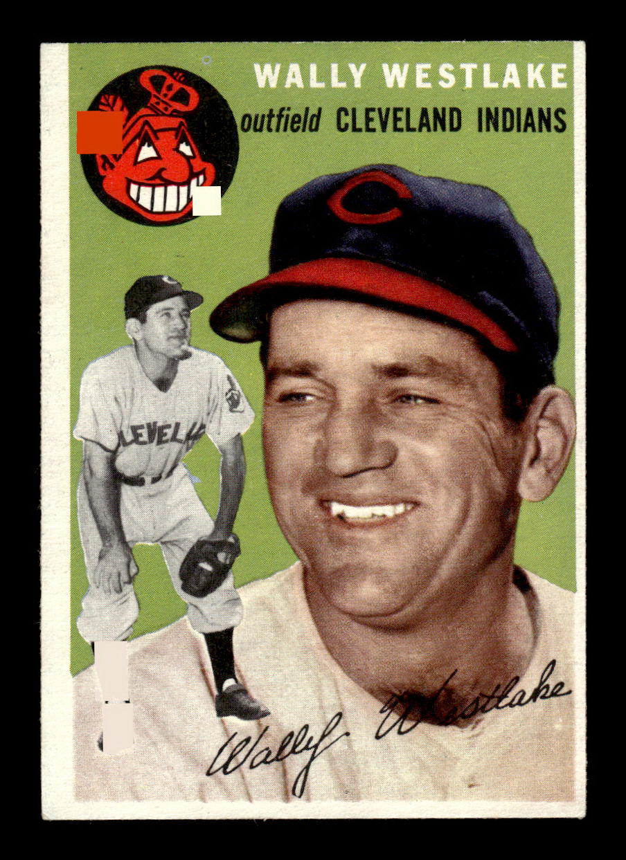 1954 Topps #92 Wally Westlake Cleveland Indians VG 54T10007781