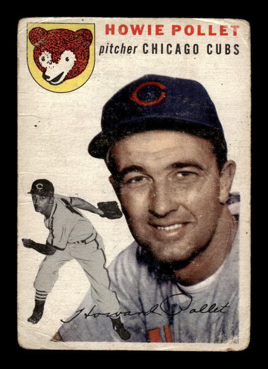 1954 Topps #89 Howie Pollet Chicago Cubs VG 54T10007785