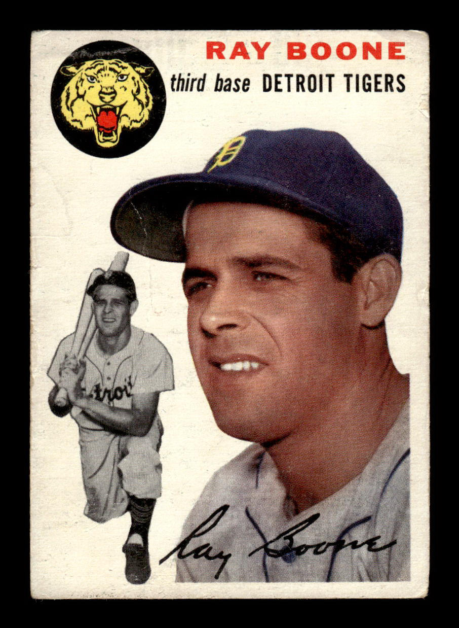 1954 Topps #77 Ray Boone Detroit Tigers VG 54T10007794
