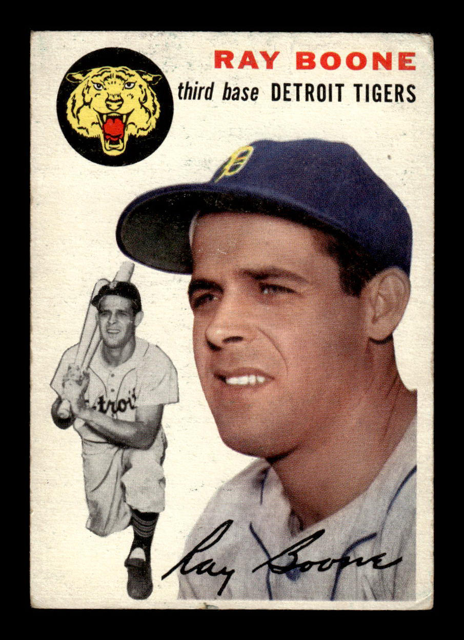 1954 Topps #77 Ray Boone Detroit Tigers VG 54T10007796