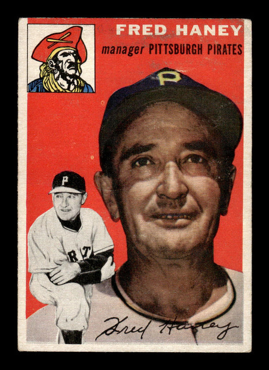 1954 Topps #75 Fred Haney Pittsburgh Pirates VG 54T10007798