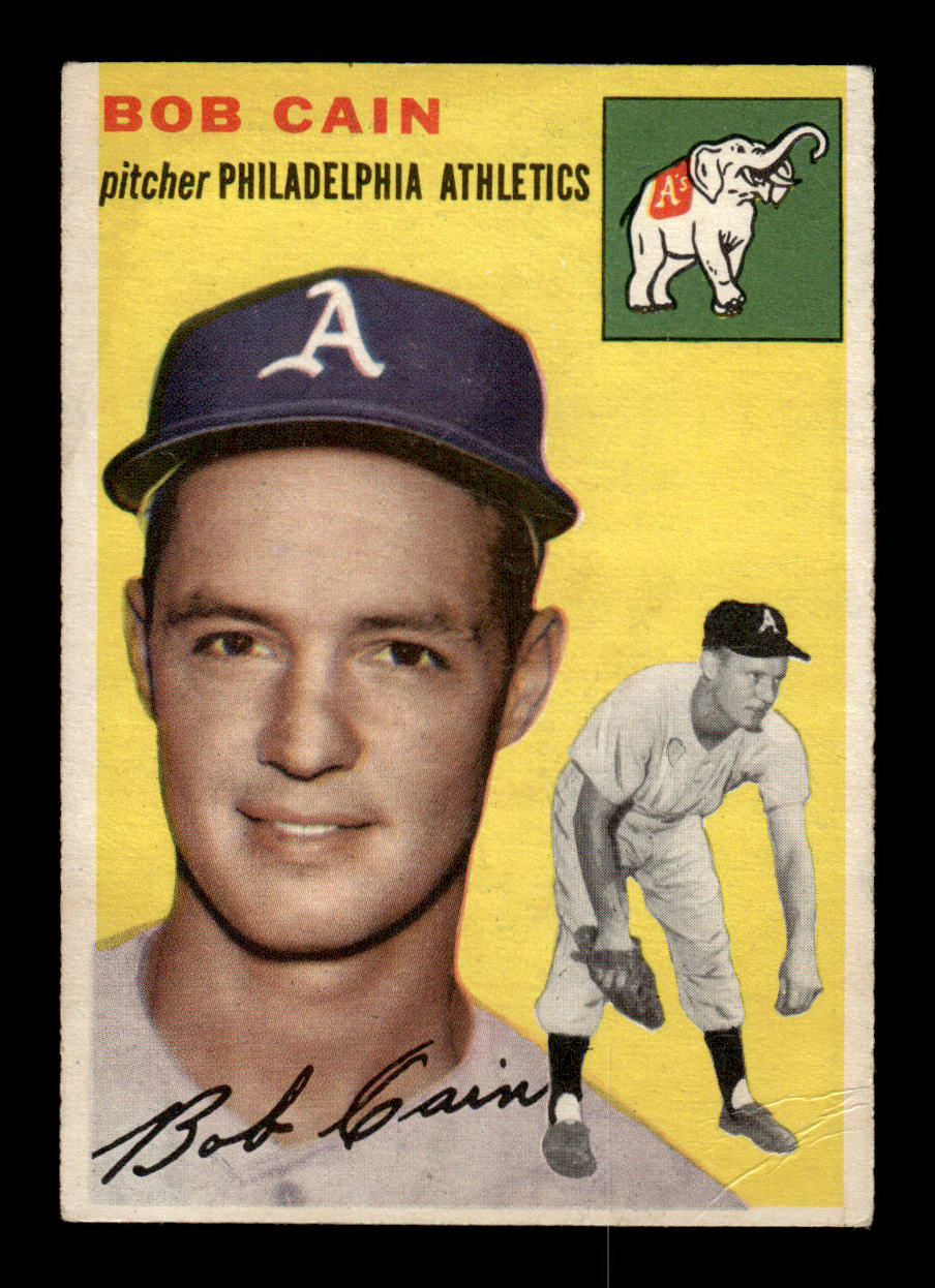 1954 Topps #61 Bob Cain Philadelphia Athletics VG 54T10007805