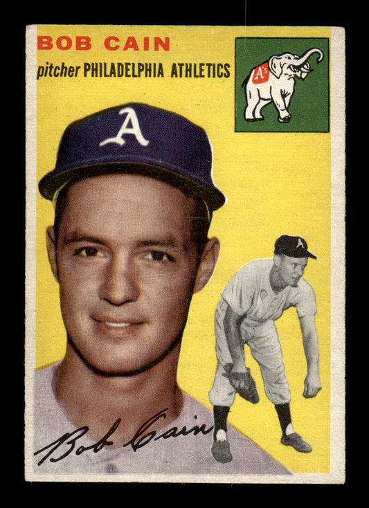 1954 Topps #61 Bob Cain Philadelphia Athletics VG 54T10007806