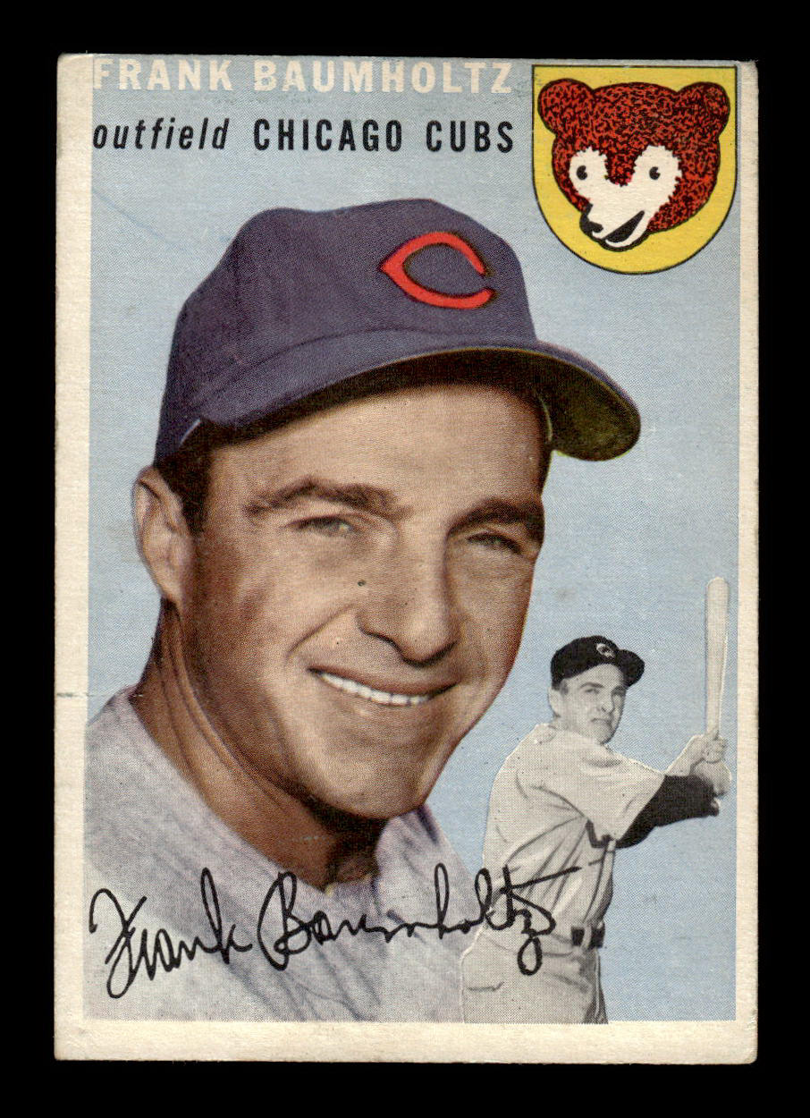 1954 Topps #60 Frank Baumholtz Chicago Cubs VG 54T10007809