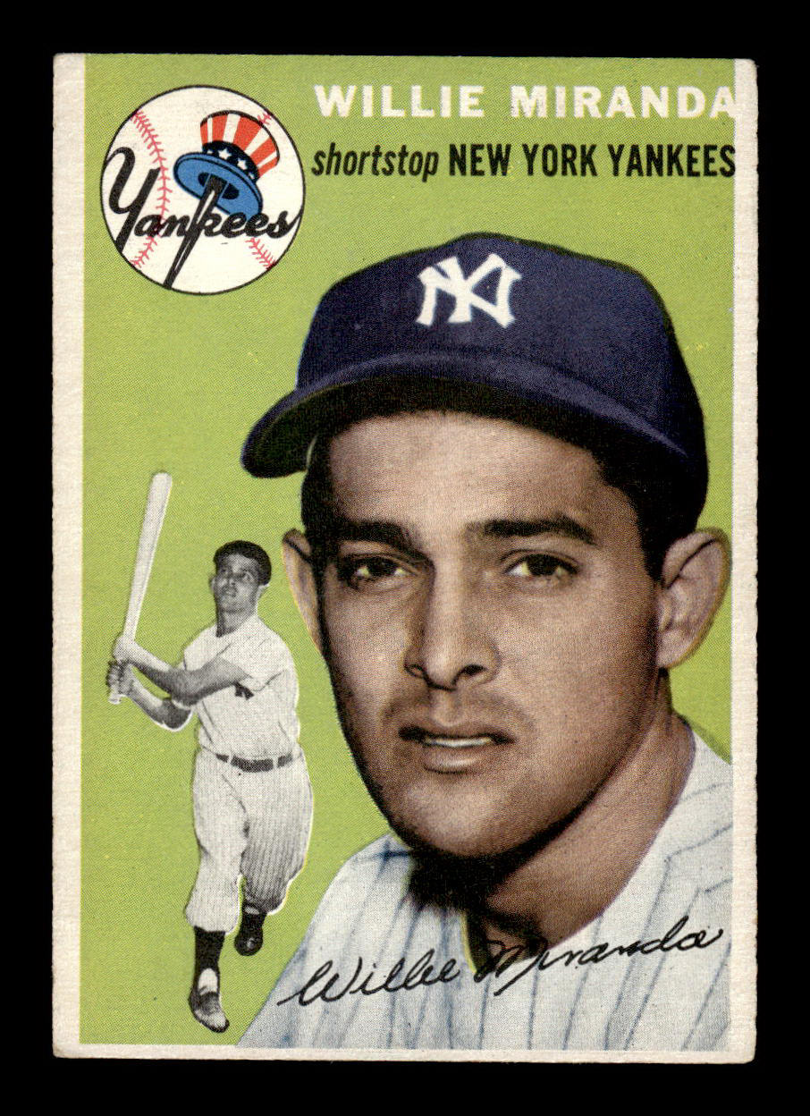 1954 Topps #56 Willy Miranda New York Yankees VG 54T10007812