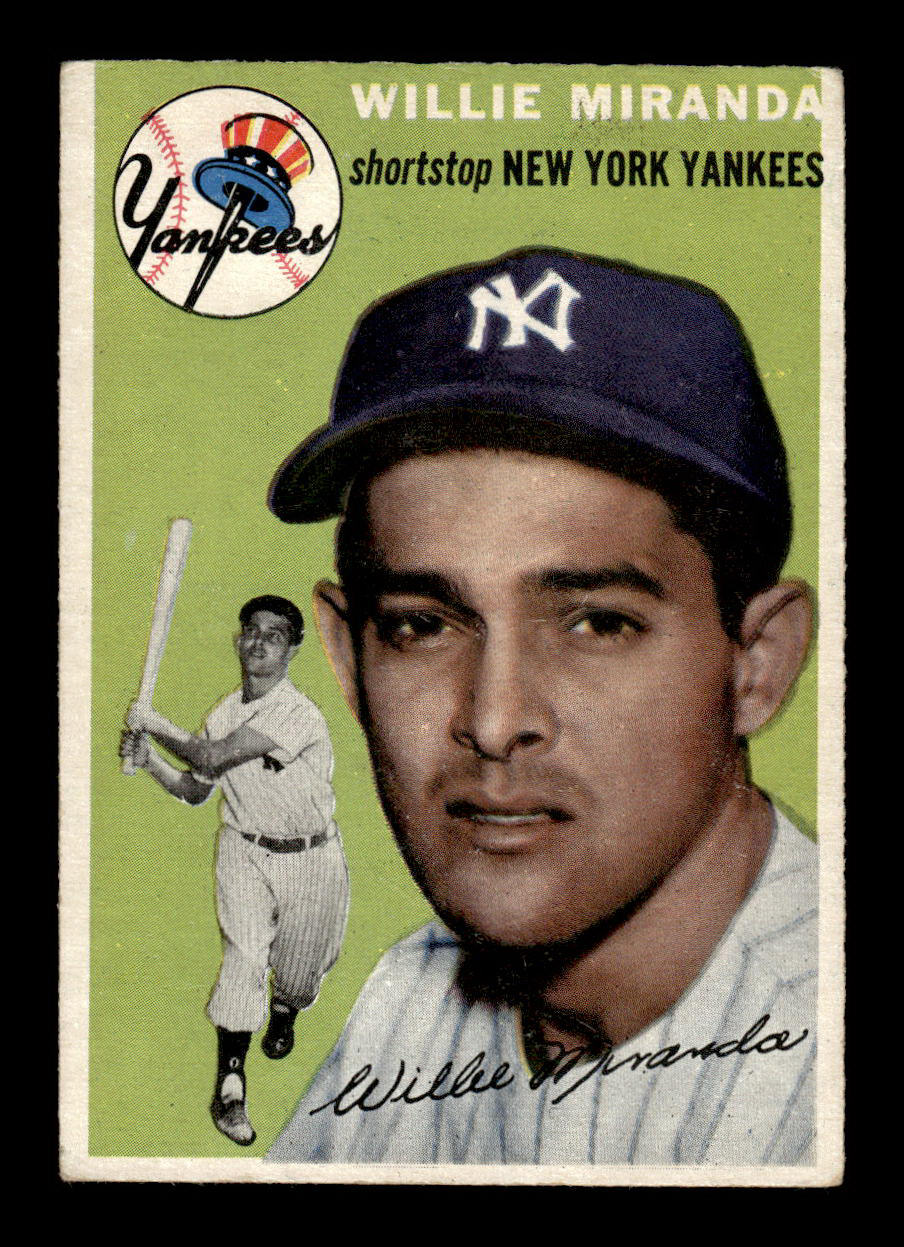 1954 Topps #56 Willy Miranda New York Yankees VG 54T10007813