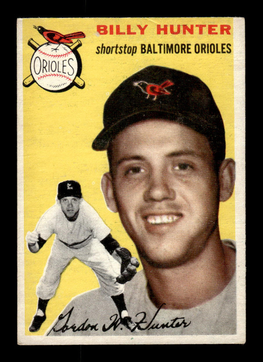 1954 Topps #48 Billy Hunter Baltimore Orioles VG 54T10007816