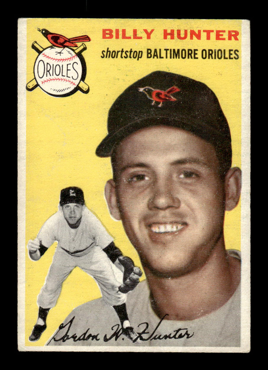 1954 Topps #48 Billy Hunter Baltimore Orioles VG 54T10007817