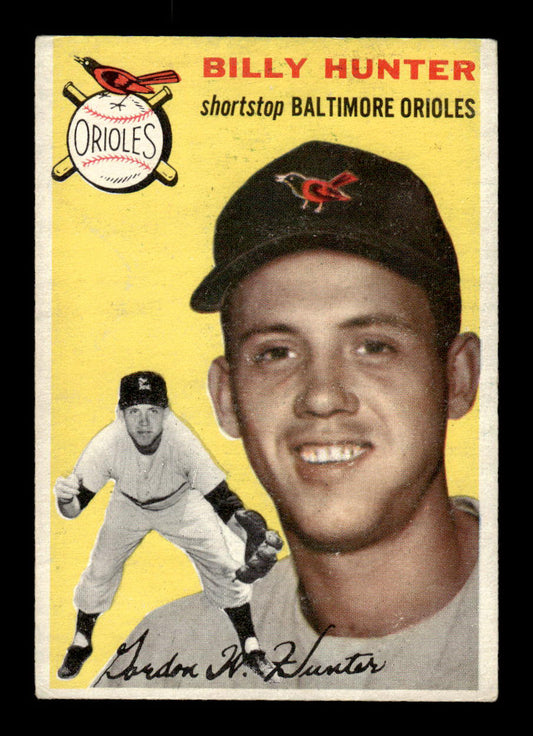 1954 Topps #48 Billy Hunter Baltimore Orioles VG 54T10007817