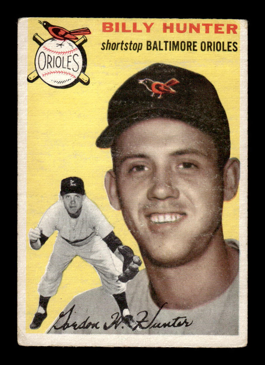 1954 Topps #48 Billy Hunter Baltimore Orioles VG 54T10007818