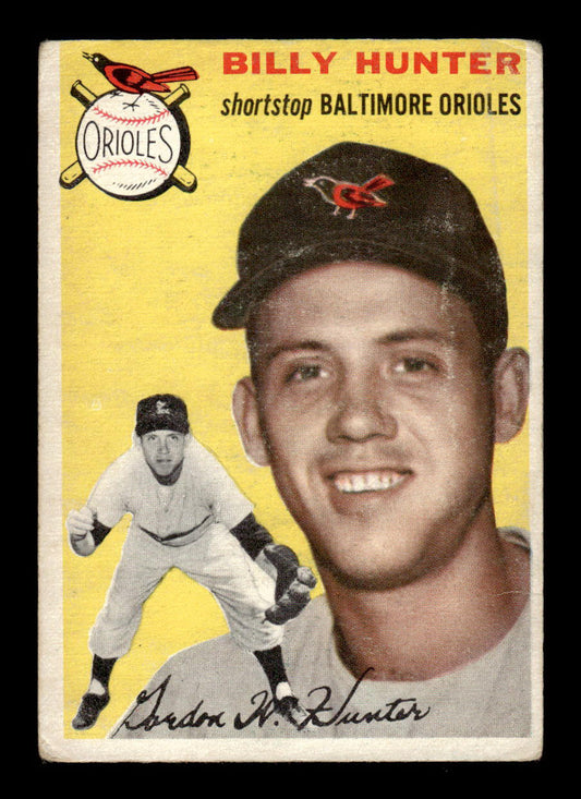 1954 Topps #48 Billy Hunter Baltimore Orioles VG 54T10007819