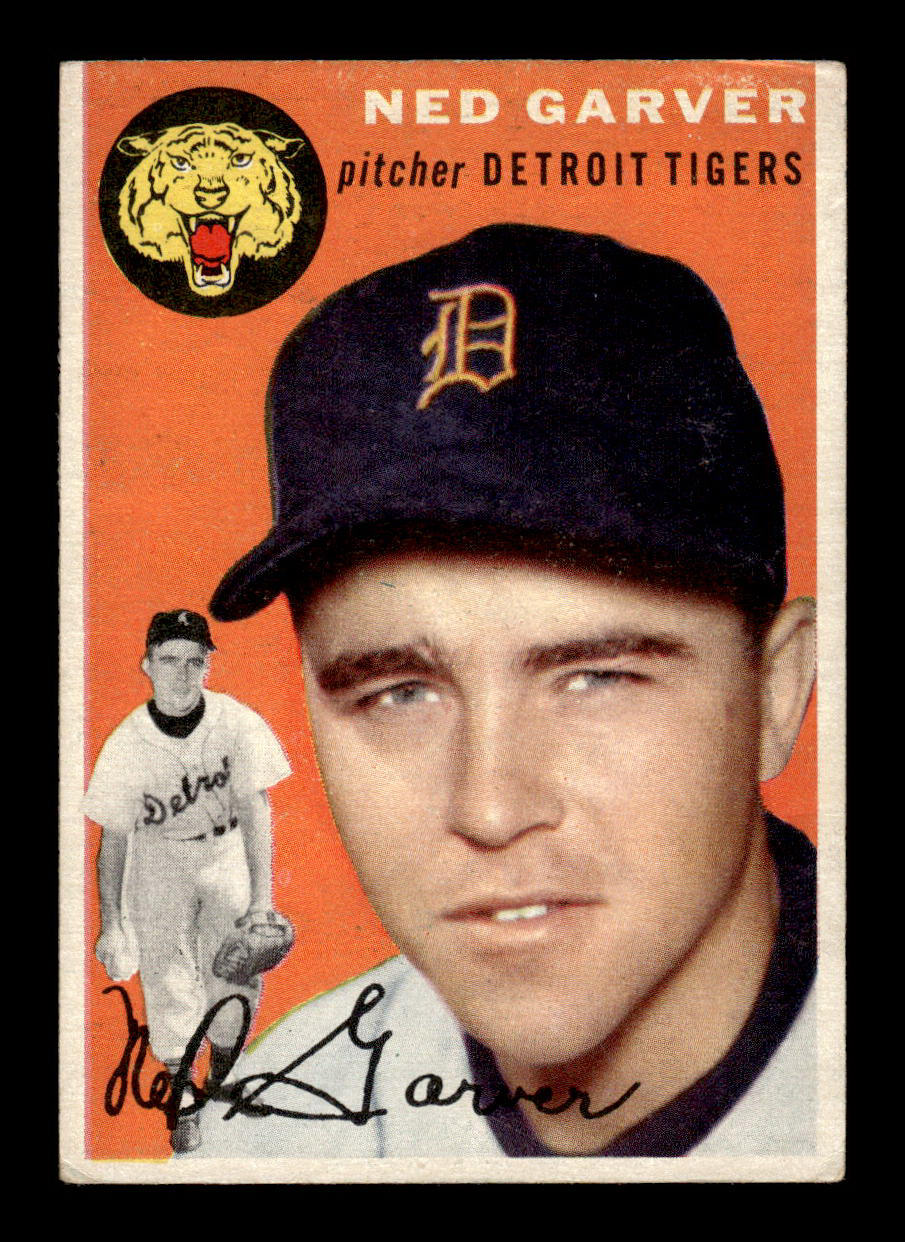 1954 Topps #44 Ned Garver Detroit Tigers VG 54T10007825