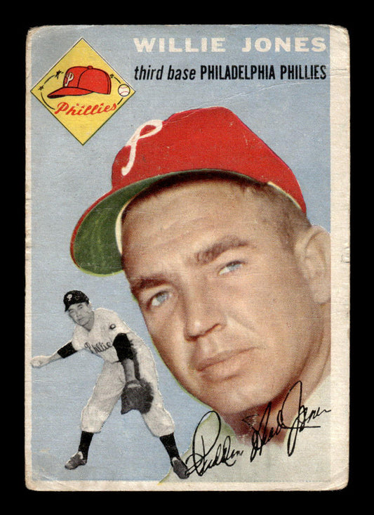 1954 Topps #41 Willie Jones Philadelphia Phillies VG 54T10007830