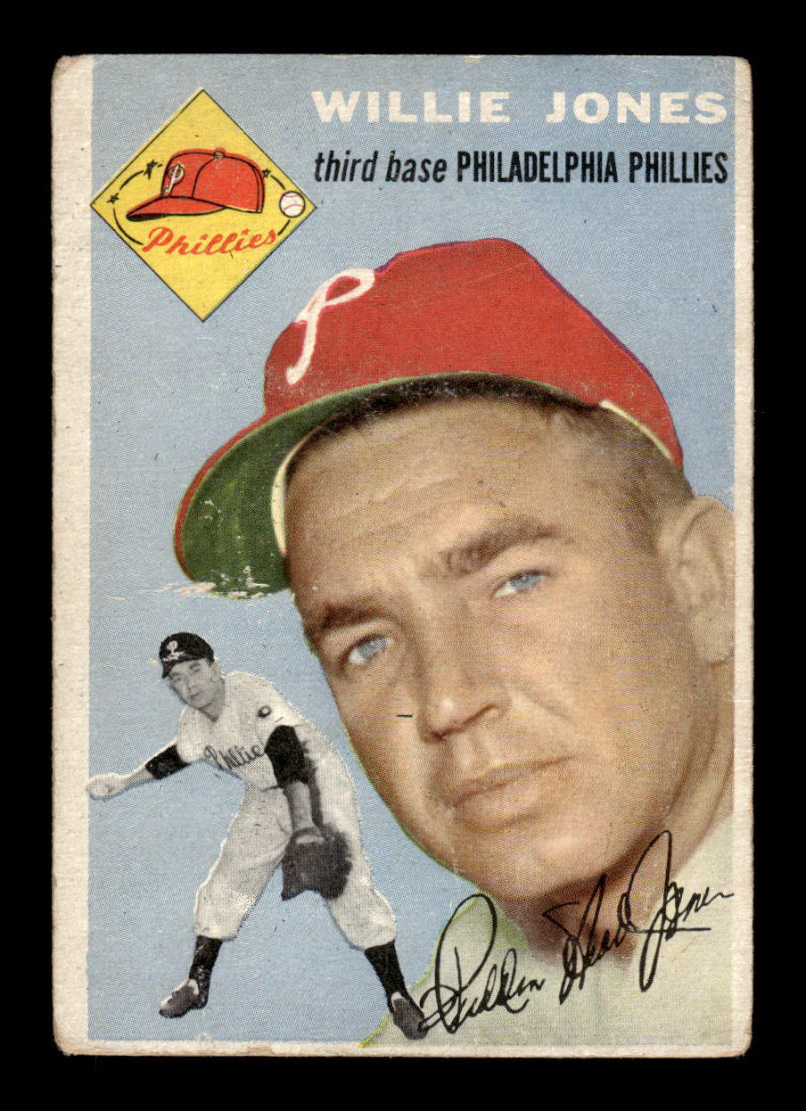1954 Topps #41 Willie Jones Philadelphia Phillies VG 54T10007831