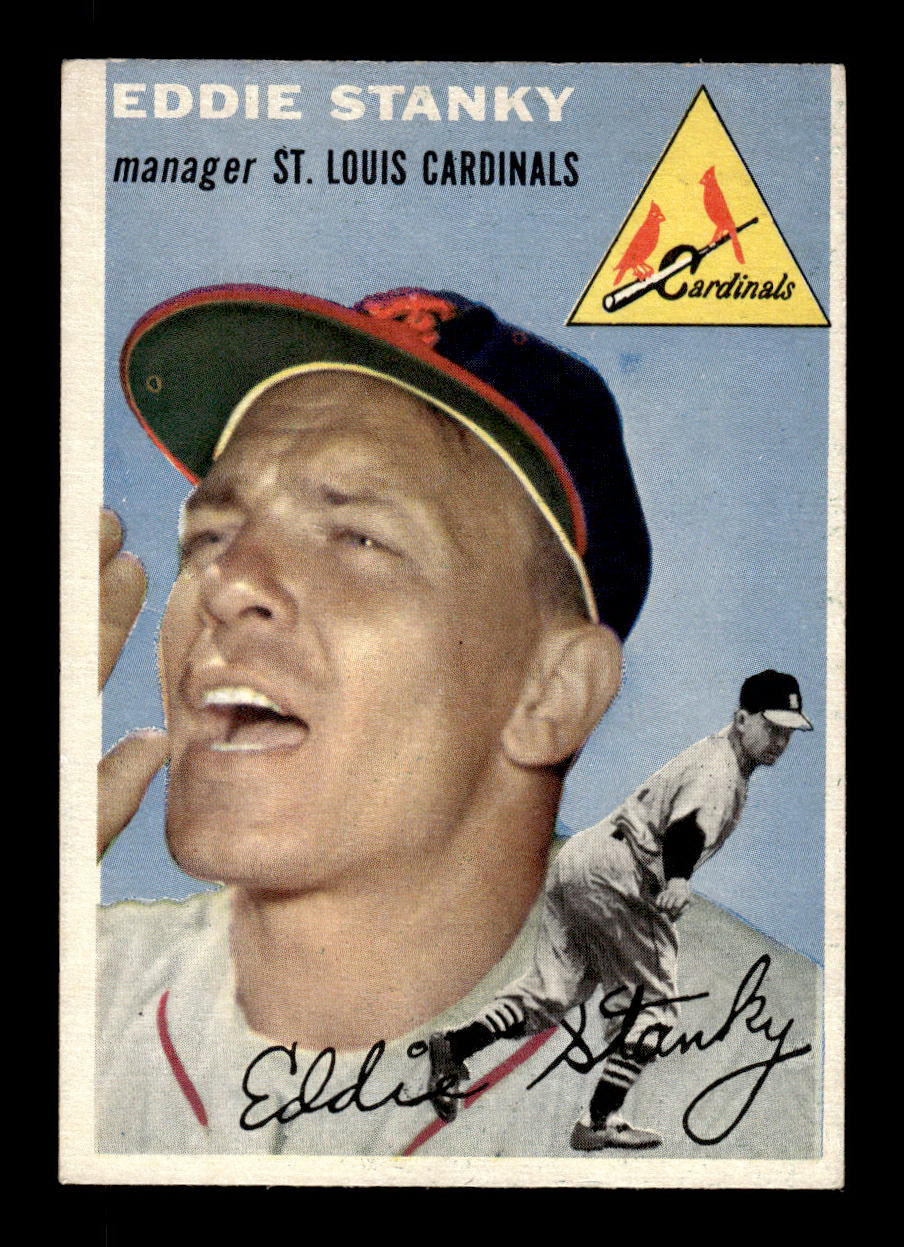 1954 Topps #38 Eddie Stanky St. Louis Cardinals VG 54T10007833