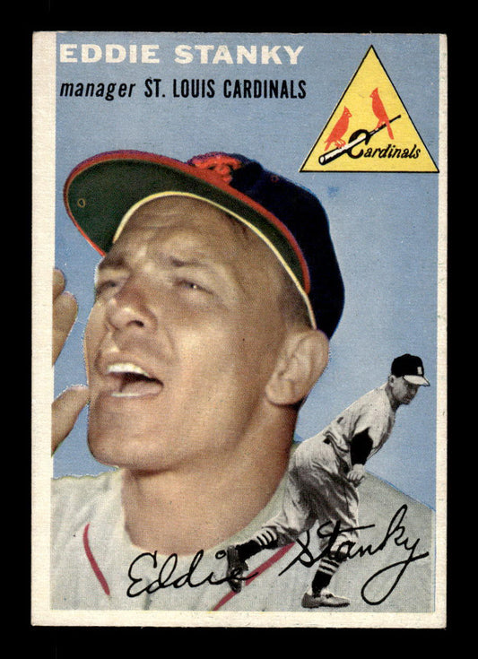 1954 Topps #38 Eddie Stanky St. Louis Cardinals VG 54T10007833