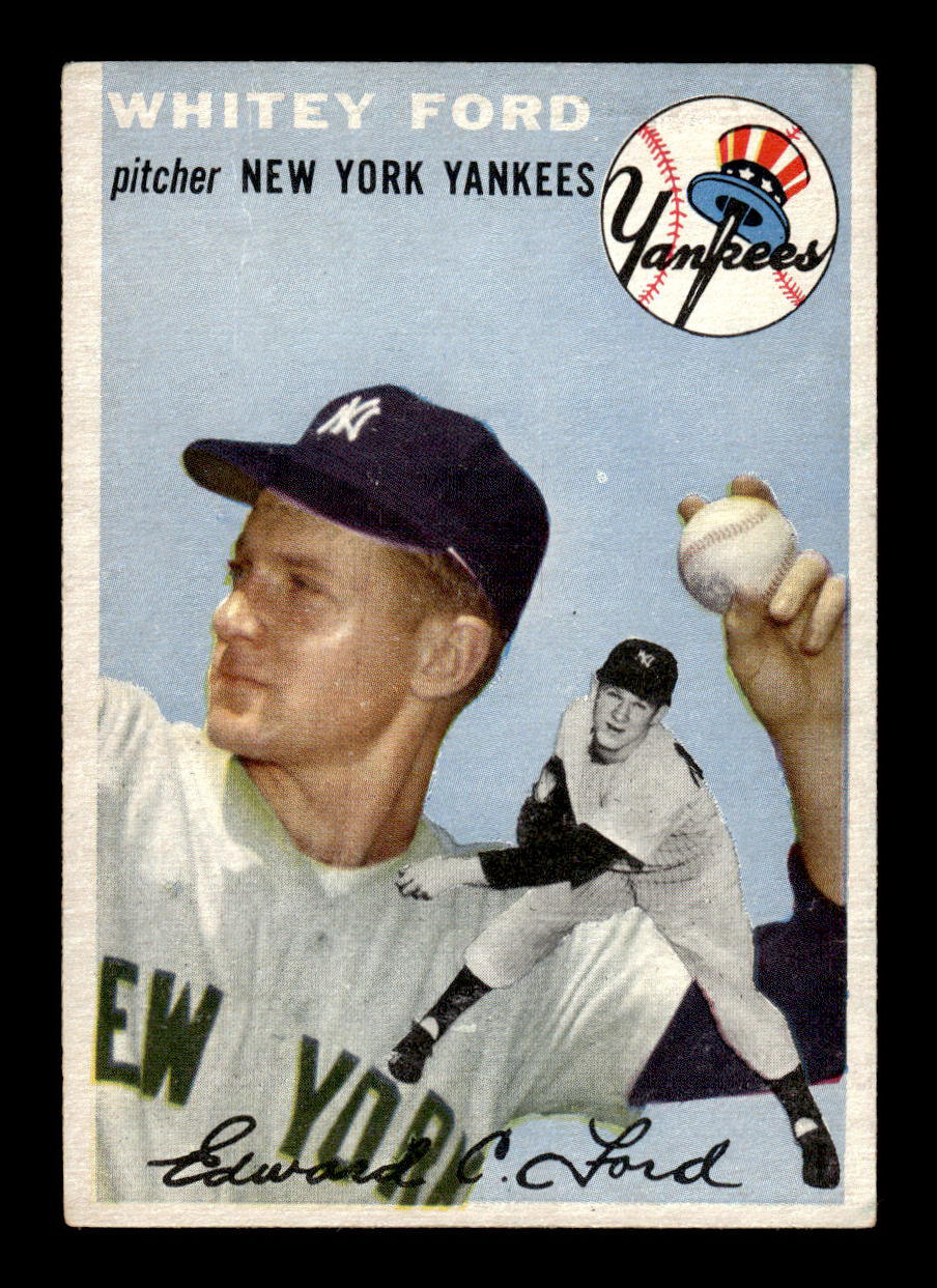 1954 Topps #37 Whitey Ford New York Yankees VGEX 54T10007835