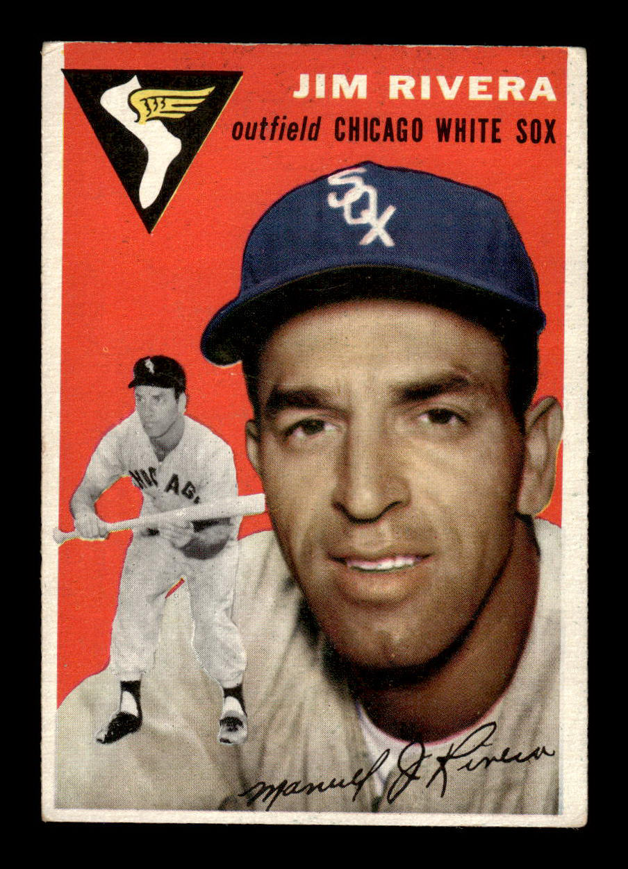 1954 Topps #34 Jim Rivera Chicago White Sox VG 54T10007838