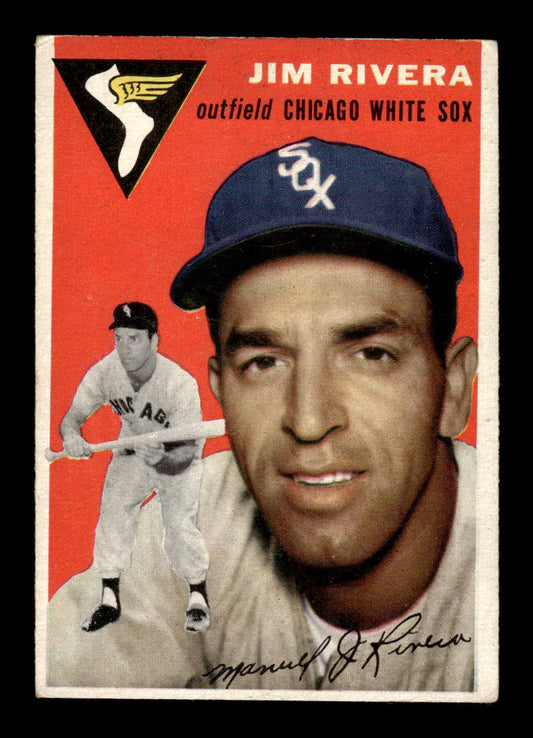 1954 Topps #34 Jim Rivera Chicago White Sox VG 54T10007838